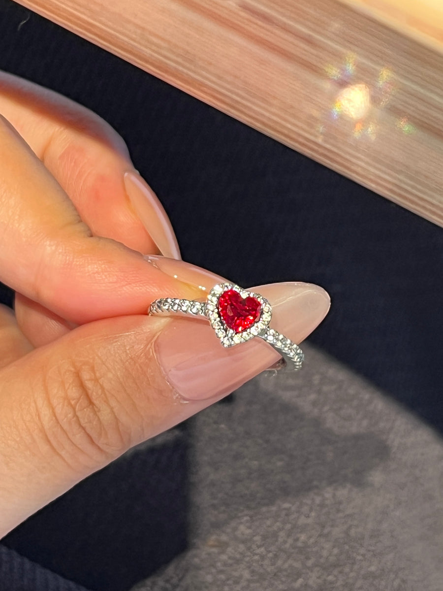 Elevated Heart Ring